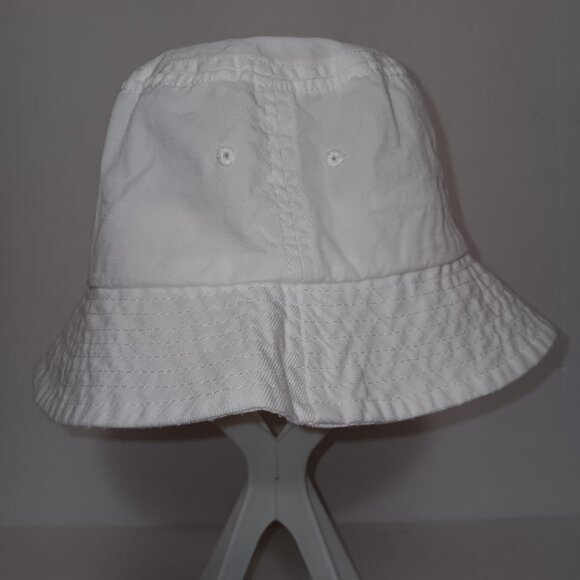 ZARA WHITE ON WHITE BUCKET HAT - Picture 6 of 8